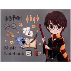 Зошит для нот Kite Harry Potter, А5, 20 аркушів