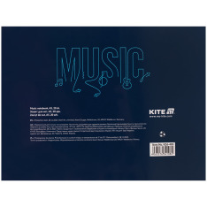 Зошит для нот Kite Music, А5, 20 аркушів. Фото 5