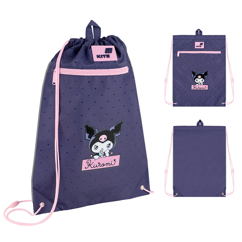 Шкільний набір Kite Education Kuromi (рюкзак, пенал, сумка) SET_HK26-773M. Фото 18