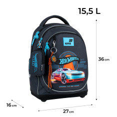 Шкільний набір Kite Education Hot Wheels (рюкзак, пенал, сумка) SET_HW26-724S. Фото 4