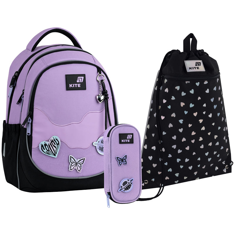 Шкільний набір Kite Education Crush (рюкзак, пенал, сумка) SET_K26-700M-1