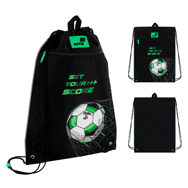 Шкільний набір Kite Education Football (рюкзак, пенал, сумка) SET_K26-724S-3. Фото 17