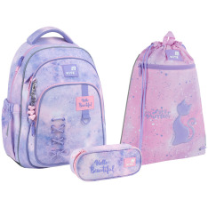 Шкільний набір Kite Education Fancy (рюкзак, пенал, сумка) SET_K26-763M-1