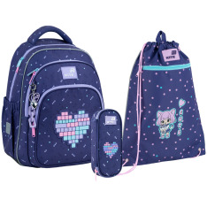 Шкільний набір Kite Education Type Love (рюкзак, пенал, сумка) SET_K26-763M-2