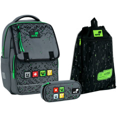 Шкільний набір Kite Education Pixel (рюкзак, пенал, сумка) SET_K26-772M-2