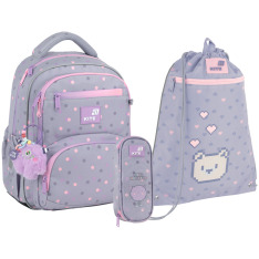 Шкільний набір Kite Education Cute Monster (рюкзак, пенал, сумка) SET_K26-773M-3