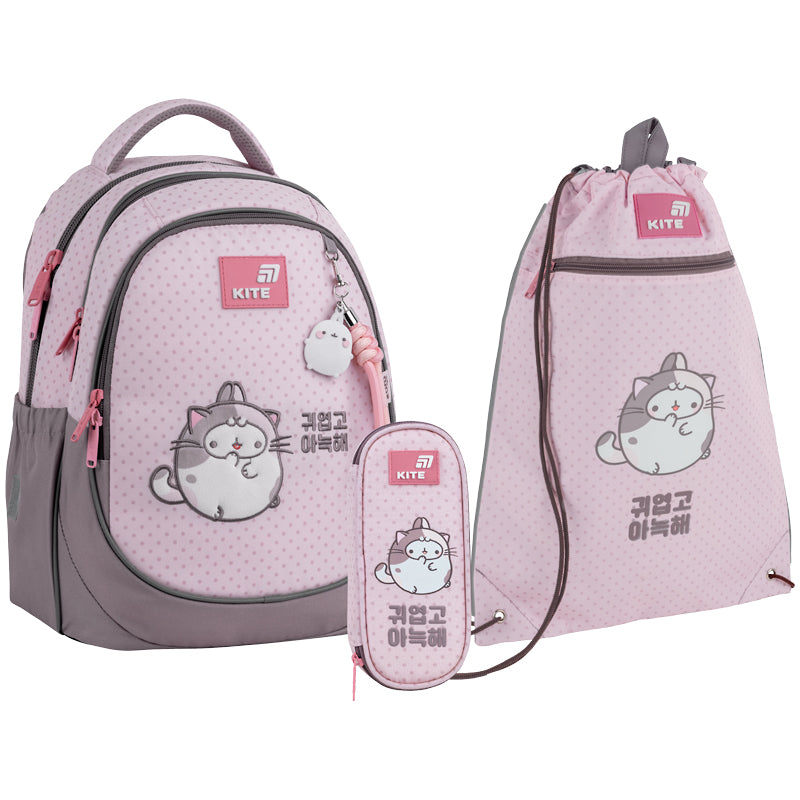 Шкільний набір Kite Education Molang (рюкзак, пенал, сумка) SET_ML26-700M