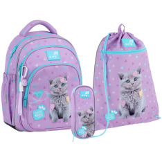 Шкільний набір Kite Education Studio Pets (рюкзак, пенал, сумка) SET_SP26-763S