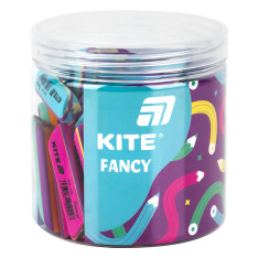 Гумка Kite Fancy кольорова, асорті (50 шт) K25-104