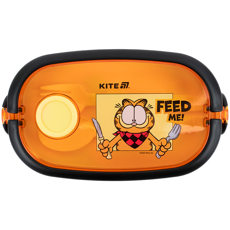 Ланчбокс Kite Garfield GF25-1180, 900 мл, помаранчевий. Фото 7