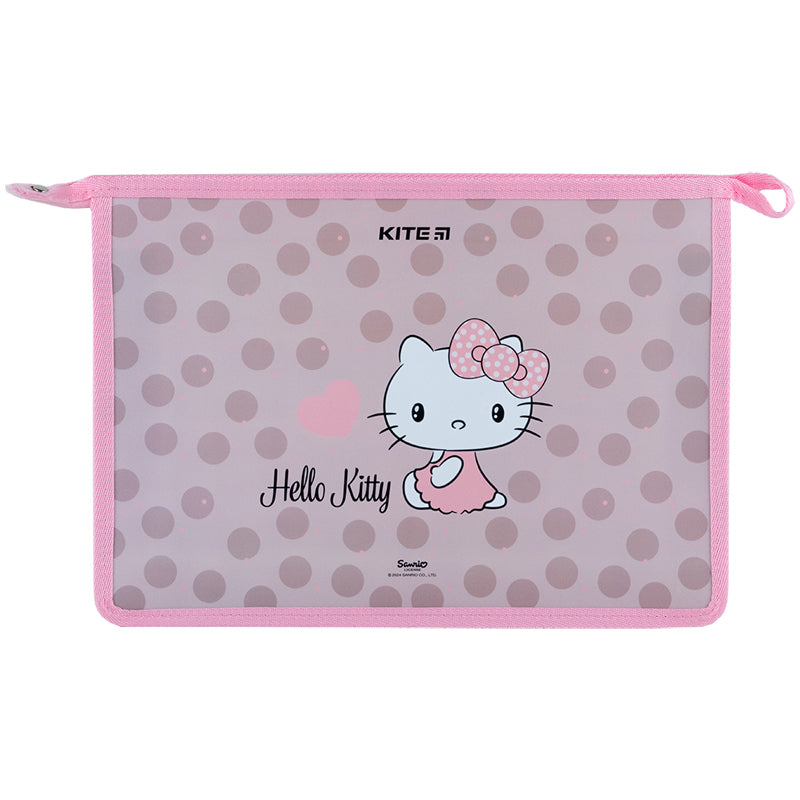 Папка на блискавці Kite A4+, Hello Kitty HK24-428. Фото 2