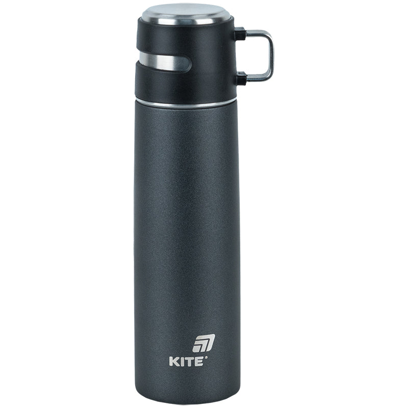Термос Kite K25-1224-1, 500 мл, чорний