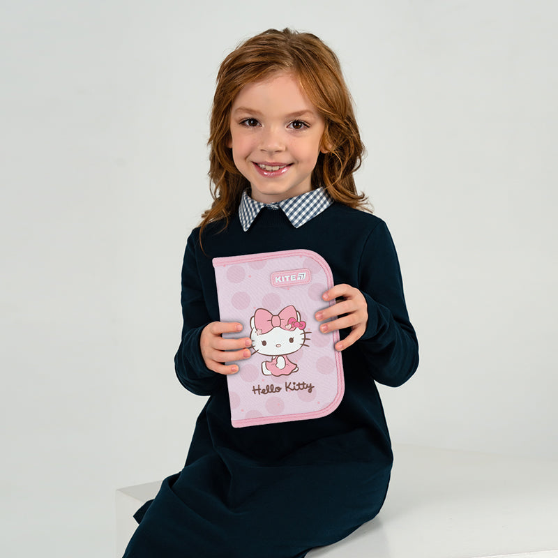 Пенал без наповнення Kite Hello Kitty HK26-621-1, 1 відділення, 1 відворот. Фото 7