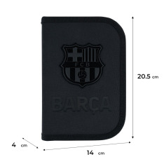 Пенал без наповнення Kite FC Barcelona BC26-622, 1 відділення, 2 відвороти. Фото 2
