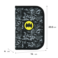 Пенал без наповнення Kite DC Comics DC26-622, 1 відділення, 2 відвороти. Фото 2