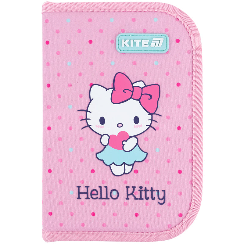 Пенал без наповнення Kite Hello Kitty HK26-622, 1 відділення, 2 відвороти. Фото 3