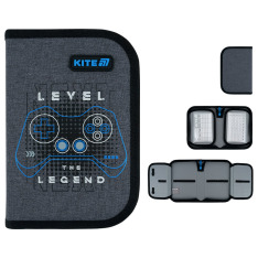 Пенал без наповнення Kite Level UP K26-622-6, 1 відділення, 2 відвороти