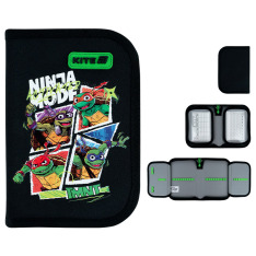Пенал без наповнення Kite Ninja Turtles NT26-622, 1 відділення, 2 відвороти