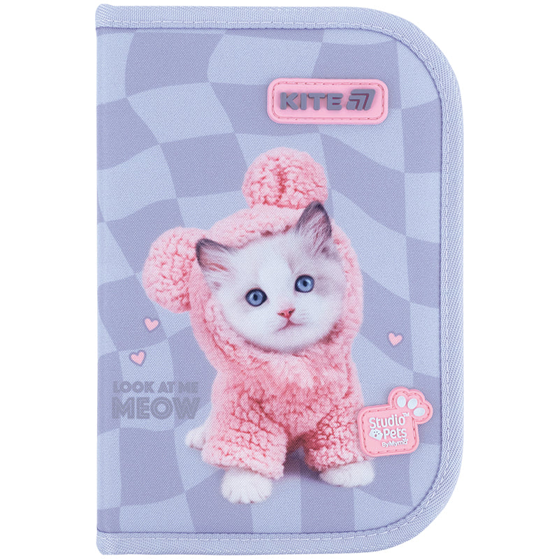 Пенал без наповнення Kite Studio Pets SP26-622, 1 відділення, 2 відвороти. Фото 3