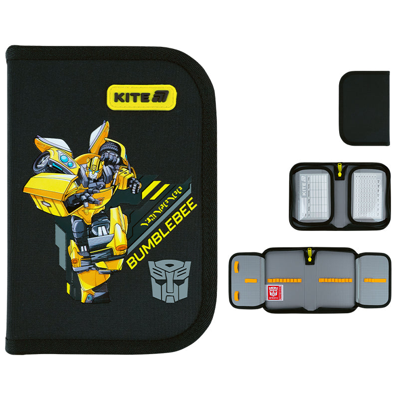 Пенал без наповнення Kite Transformers TF26-622, 1 відділення, 2 відвороти
