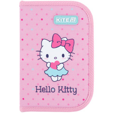 Пенал з наповненням Kite Hello Kitty HK26-622H, 1 відділення, 2 відвороти. Фото 3