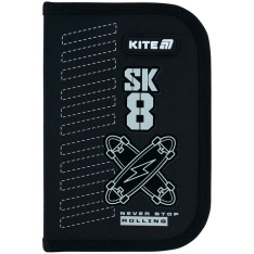 Пенал з наповненням Kite Skate K26-622H-4, 1 відділення, 2 відвороти. Фото 3