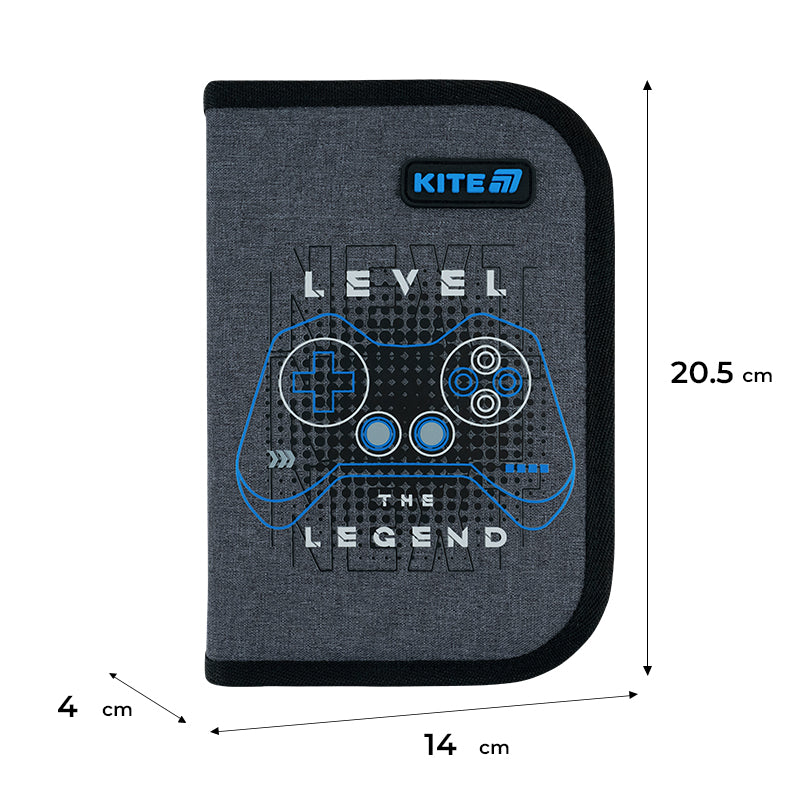 Пенал з наповненням Kite Level UP K26-622H-6, 1 відділення, 2 відвороти. Фото 2