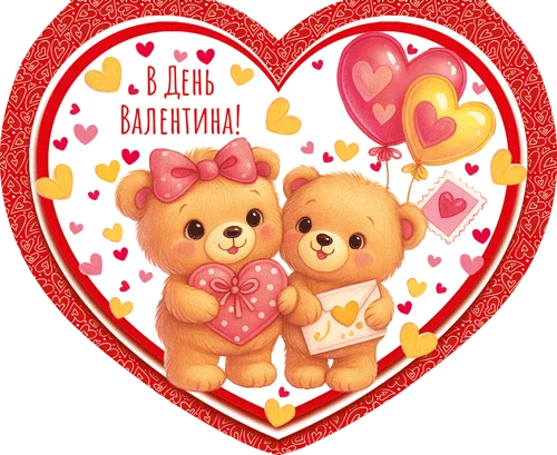 Валентинка КСм 198х162 мм. Фото 8