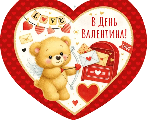 Валентинка КСм 198х162 мм. Фото 6
