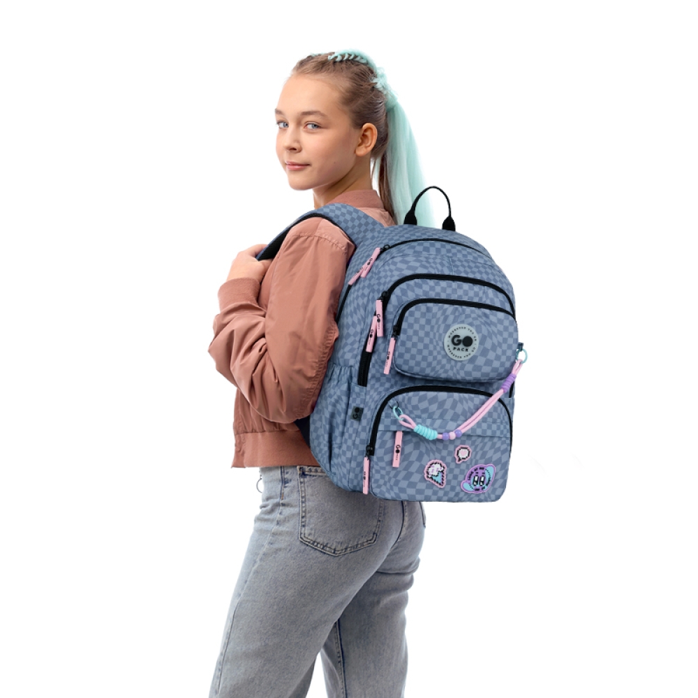 Рюкзак шкільний GoPack Education Pixel Mood GO26-120M-2. Фото 18