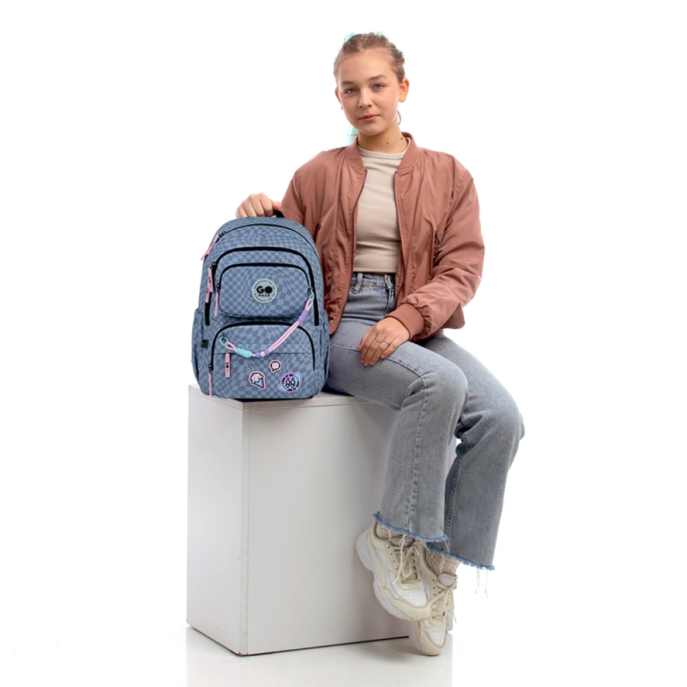 Рюкзак шкільний GoPack Education Pixel Mood GO26-120M-2. Фото 20