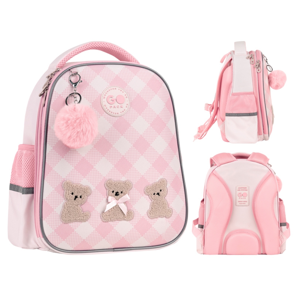 Рюкзак шкільний напівкаркасний GoPack Education Teddy Bears GO26-165S-1