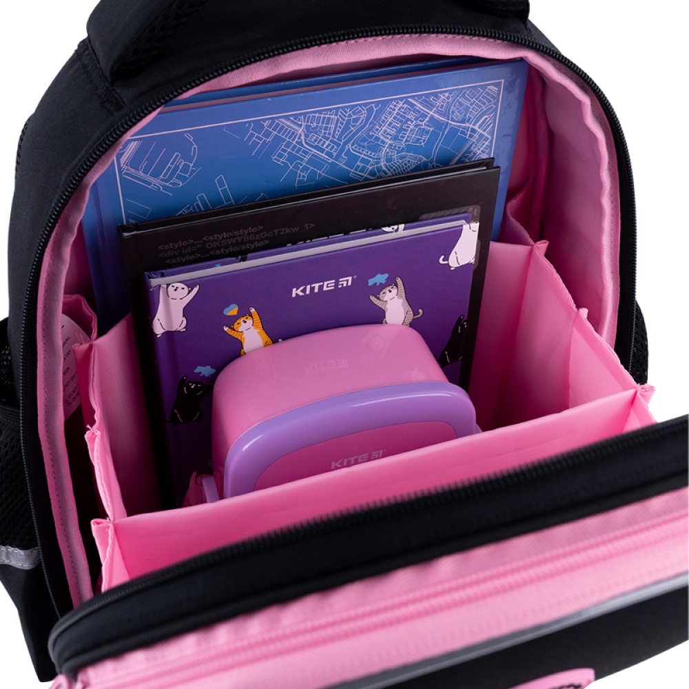 Рюкзак шкільний напівкаркасний GoPack Education Heart GO26-165S-2. Фото 12