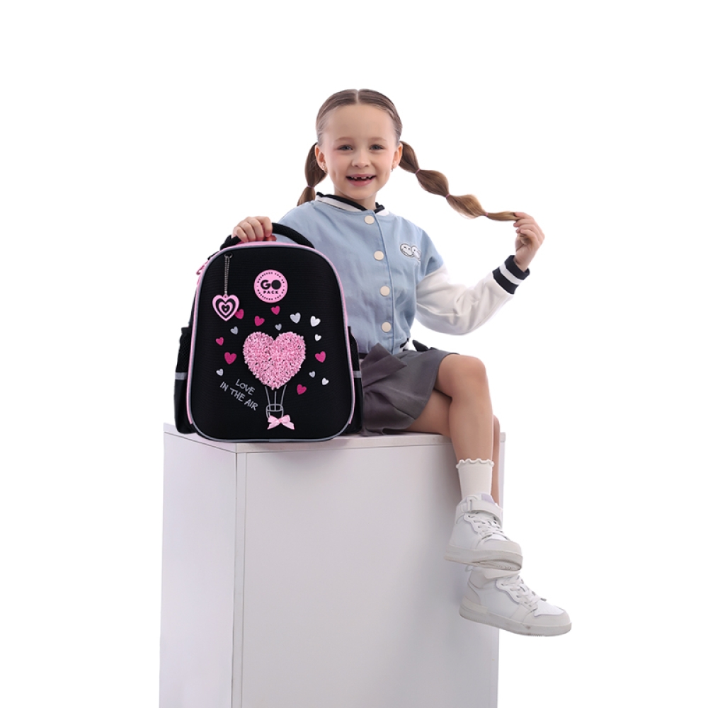 Рюкзак шкільний напівкаркасний GoPack Education Heart GO26-165S-2. Фото 17