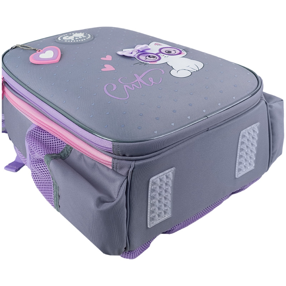 Рюкзак шкільний напівкаркасний GoPack Education Cute Kitty GO26-165S-3. Фото 8