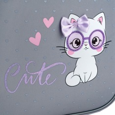 Рюкзак шкільний напівкаркасний GoPack Education Cute Kitty GO26-165S-3. Фото 13