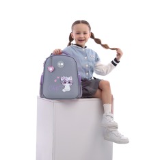 Рюкзак шкільний напівкаркасний GoPack Education Cute Kitty GO26-165S-3. Фото 17