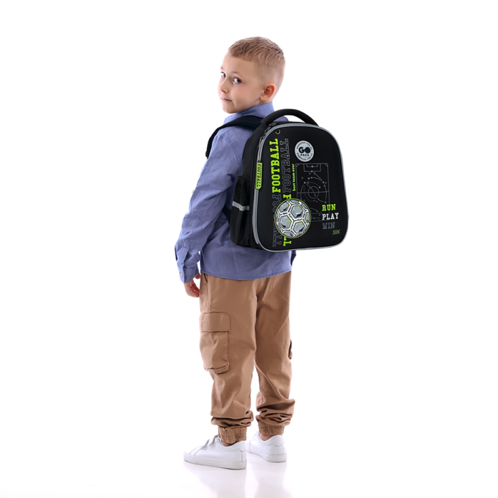 Рюкзак шкільний напівкаркасний GoPack Education Football Fan GO26-165S-4. Фото 15