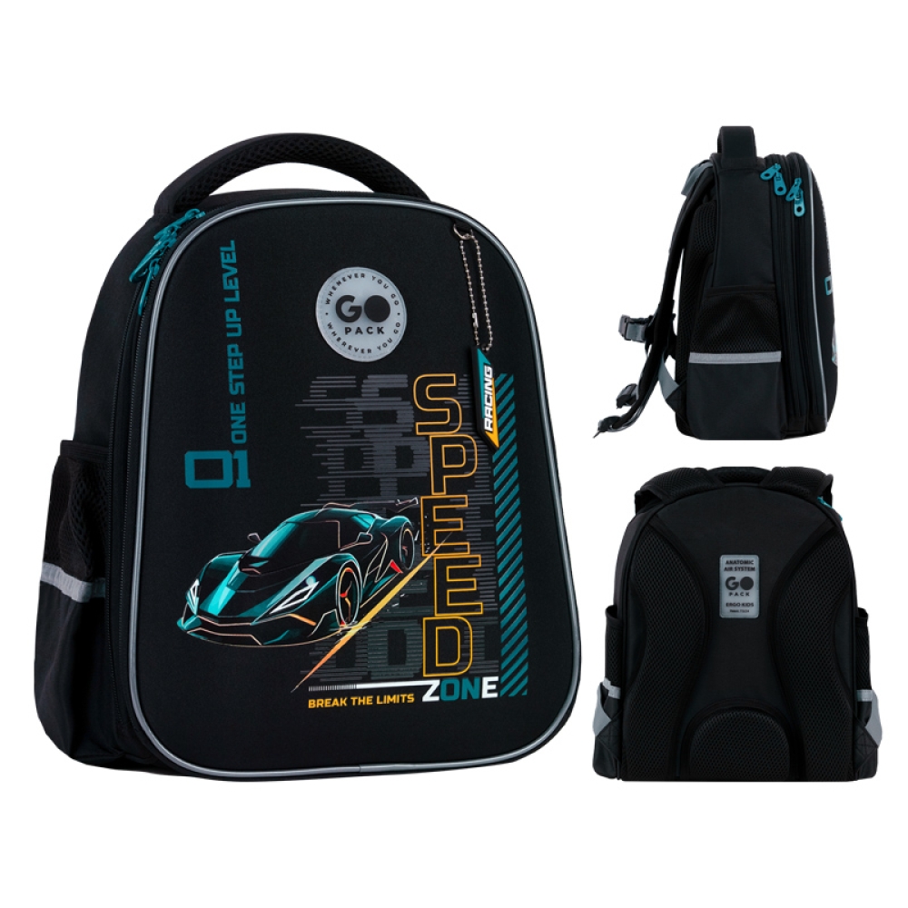 Рюкзак шкільний напівкаркасний GoPack Education Speed Zone GO26-165S-5