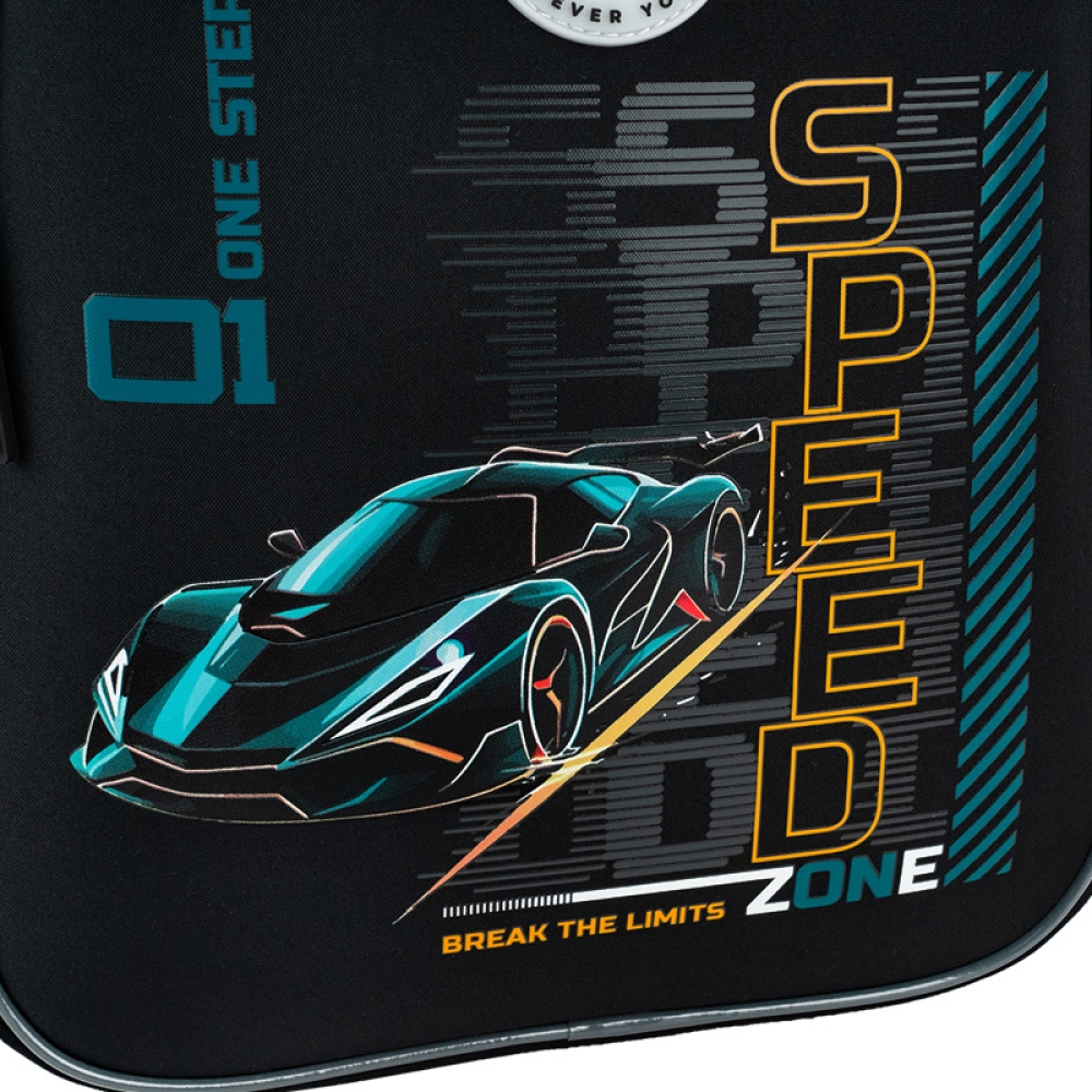 Рюкзак шкільний напівкаркасний GoPack Education Speed Zone GO26-165S-5. Фото 13