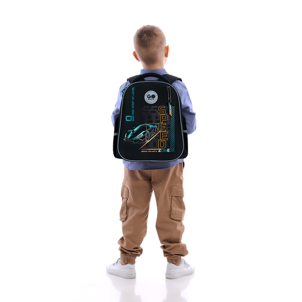 Рюкзак шкільний напівкаркасний GoPack Education Speed Zone GO26-165S-5. Фото 16