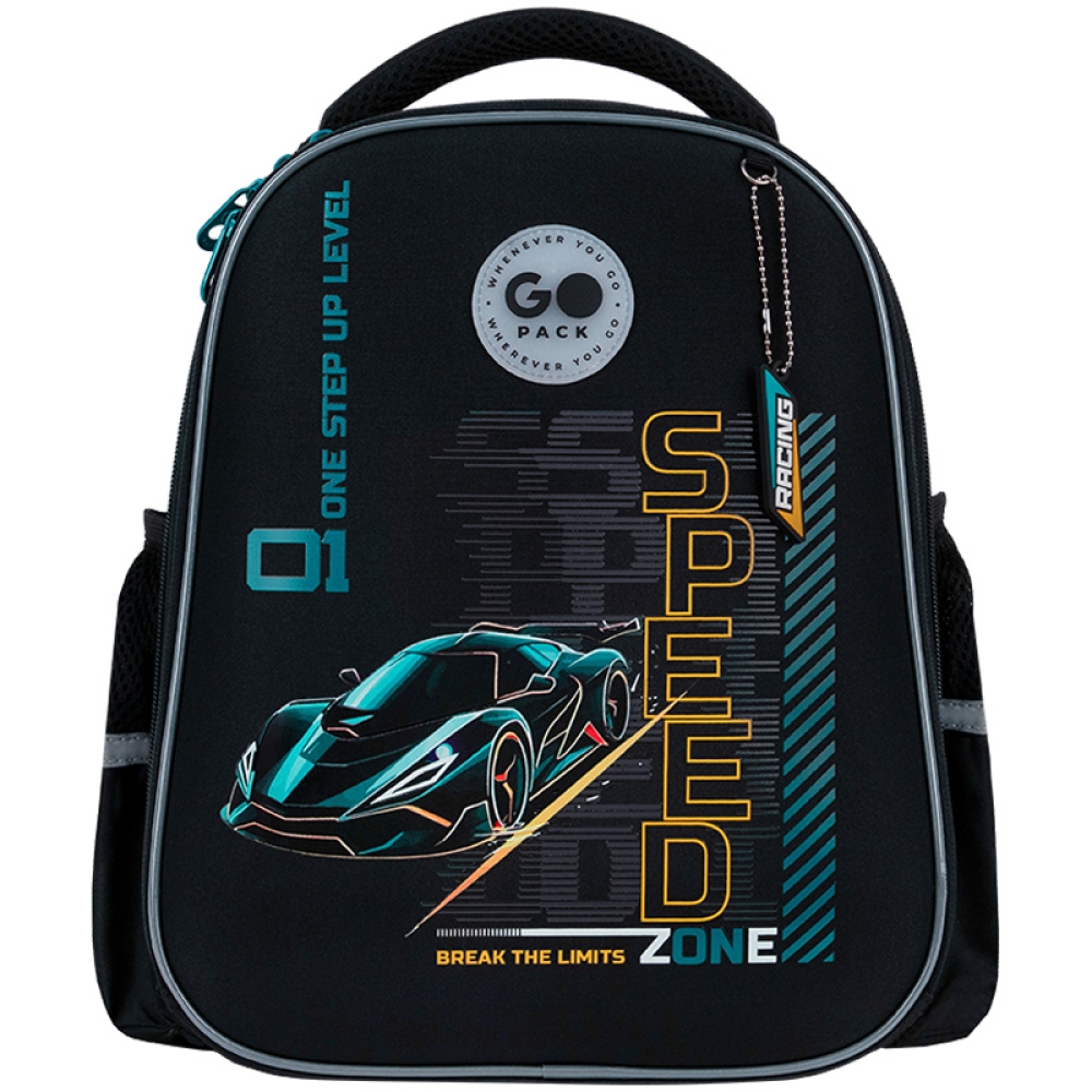 Рюкзак шкільний напівкаркасний GoPack Education Speed Zone GO26-165S-5. Фото 3