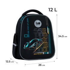 Рюкзак шкільний напівкаркасний GoPack Education Speed Zone GO26-165S-5. Фото 2