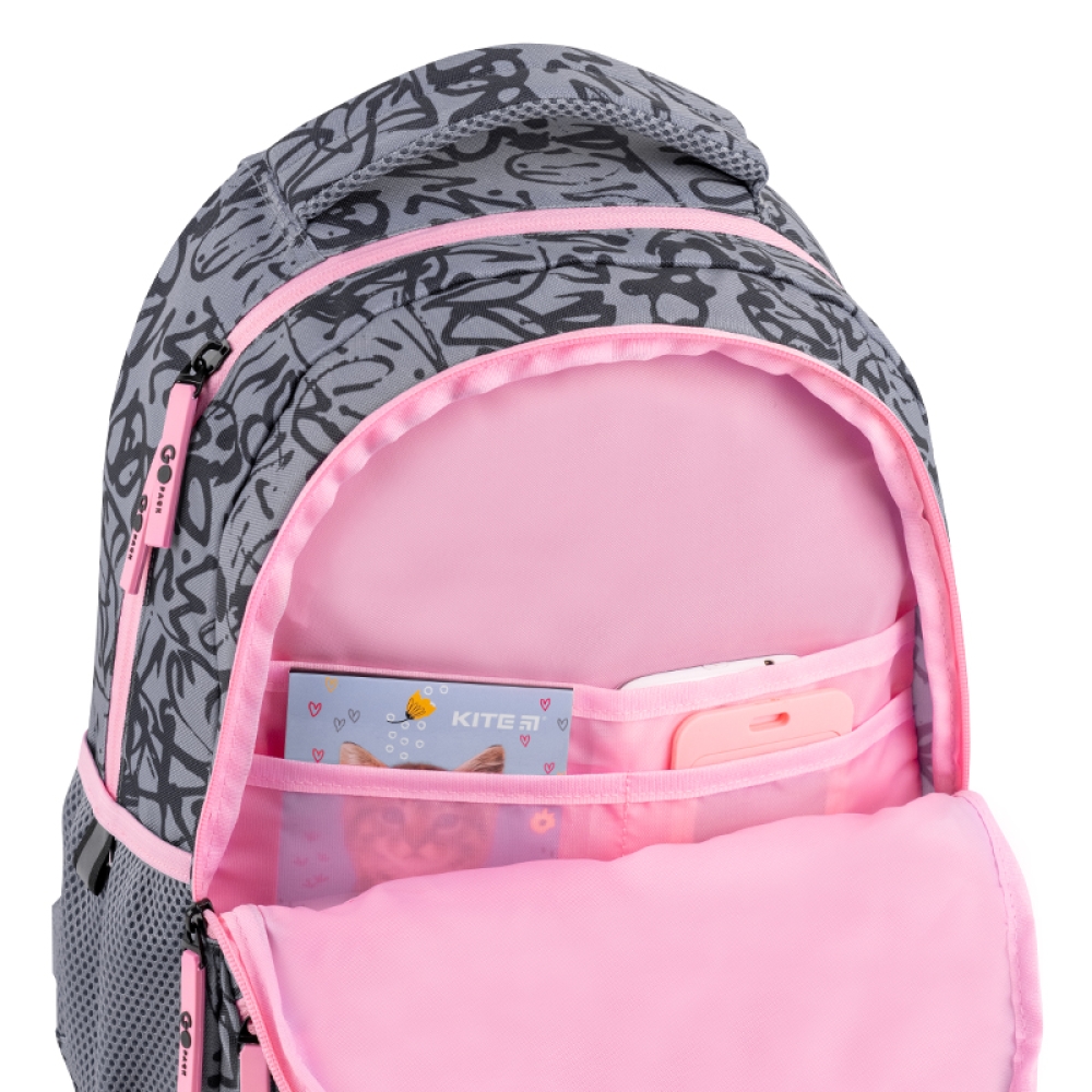 Рюкзак шкільний GoPack Education Fluffy Heart GO26-175M-4. Фото 12