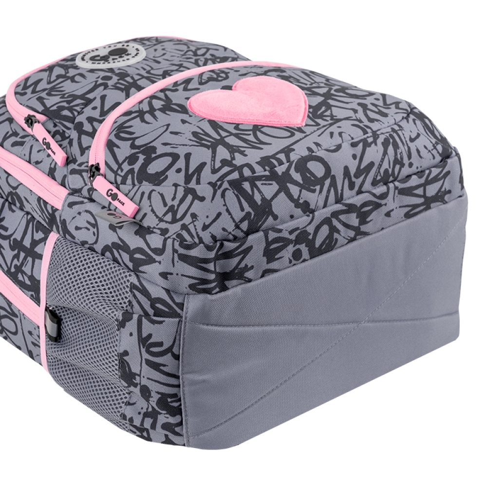Рюкзак шкільний GoPack Education Fluffy Heart GO26-175M-4. Фото 8