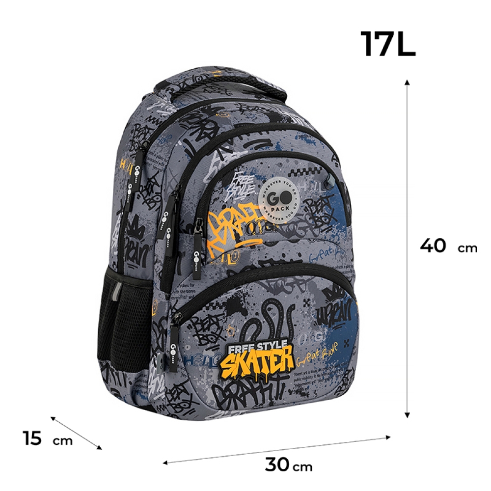 Рюкзак шкільний GoPack Education Free Style GO26-175M-5. Фото 2