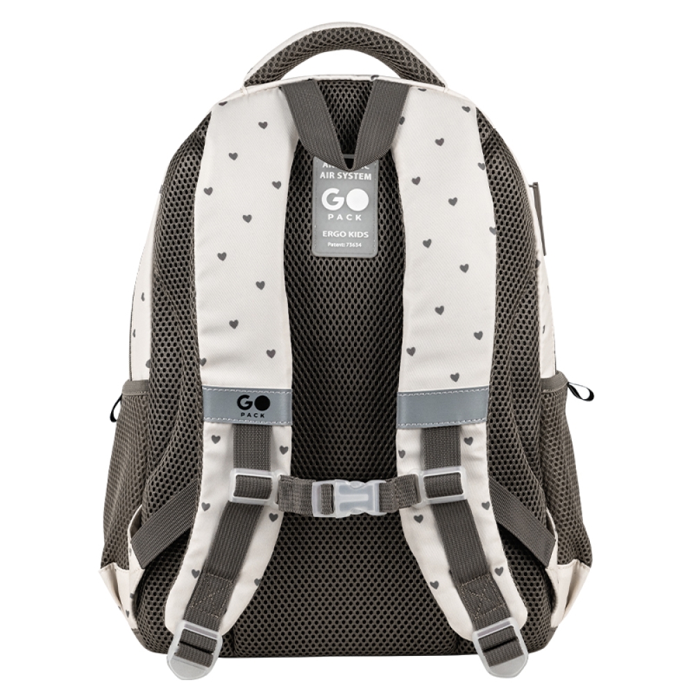 Рюкзак шкільний GoPack Education Beige Polka Dots GO26-182M-3. Фото 6