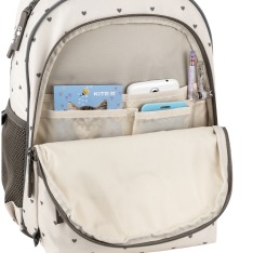 Рюкзак шкільний GoPack Education Beige Polka Dots GO26-182M-3. Фото 11