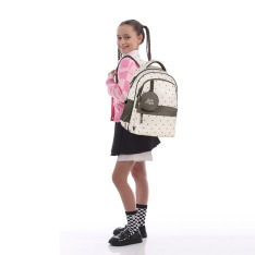 Рюкзак шкільний GoPack Education Beige Polka Dots GO26-182M-3. Фото 14