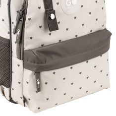 Рюкзак шкільний GoPack Education Beige Polka Dots GO26-182M-3. Фото 9